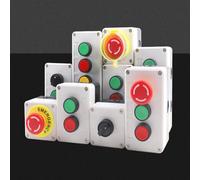 Start and stop self-reset Momentary button box switch emergency stop industrial control box NWPNLXEA(Momentary-04)