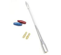 Start Antenne Tris Universelle pour Toutes Les Voitures en Aluminium chromé