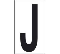 Start Autocollant lettre J logement bureaux lieux publics 10cmX5,6cm