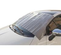 Start - Bâche Protection Pare-Brise Voiture, Anti-Glace et Neige, Fixation Intérieure avec Élastiques et Crochets, Dimensions 200 x 66 cm, Gris, Taille Unique, Matériau Cristal