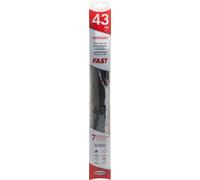 Start Balai d'essuie-glace rapide de 43 cm à 17 pouces, pour brosses traditionnelles et courbes, adhérence et résistance maximales