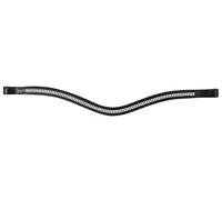 Start Bandeau à paillettes pour cheval - Bandeau incurvé pour sang chaud, pur-sang et poney - Confortable, scintillant et individuel - Bandeau avec strass pour bridon et tournoi (Full (demi-sang