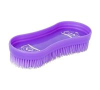 START Brosse Cheval Flexible Et Légère Pour Enlever Poils Morts, Saleté + Massage Doux - Pelage Brillant Et Confort Total - MagicBrush (violet)