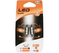 START C5W Paire Ampoules Siluro LED pour Feux Auto 12V 5W SV8 5 Originale