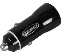START Chargeur Allume-Cigare pour Voiture Noir, USB et USB-C, Sortie DC 5 v - 2,1 Max, contrôle Intelligent