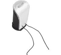 START Couvre-pommeau de levier de vitesses universel, extensible, noir/gris, pour une prise en main sûre