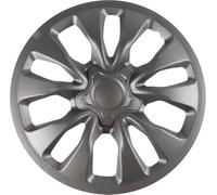Start - Couvre-Roue Monte-Carlo, Installation Facile, Universel, Anthracite, 14 Pouces, Plastique Acrylonitrile Butadiène Styrène