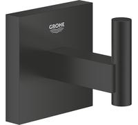 Start Cube Barre Patère Murale, Fixations Cachées, Métal, A Coller Quickglue Ou À Visser, Noir Mat, 409612430