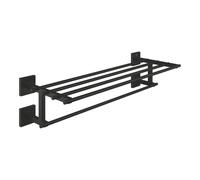 Start Cube rack porte-serviettes en métal 60 cm avec fixations cachées, noir mat (G410992430)
