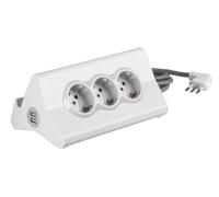 START DESK MULTIPRESA WRITE WITH 10 A, 3 P 30, 2 PRESE USB, WITH CABLE LONGUEUR