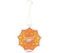Start Désodorisant sensoriel pour voiture en carton - arôme vanille - mandala - 7,5 cm x 17,5 cm