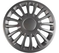 START Ensemble Bouchons Copricerchi Auto Anthracite Monza 14'' 4 Pièces En ABS