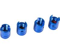 Start Ensemble de 4 couvercles de Valve à Anneau universels avec Anneau Bleu