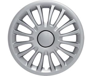 Start Ensemble de 4 Couvre-Roues de Voiture Gris en ABS Monza de 15 Pouces