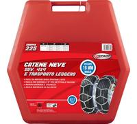 START Ensemble de chaînes à Neige en Deux pièces 16MM Groupe 225 pour SUV 4x4 et Transport léger