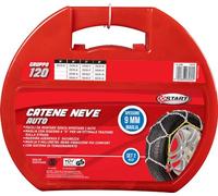 Jeu de 2 pièces chaînes à neige voiture - 9 mm - groupe 120