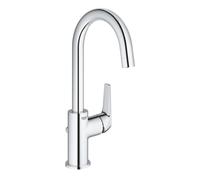 GROHE Robinet lavabo de salle de bains Start Flow, taille L, avec tirette de vidage, installation rapide, chromé, 23811000 (Import Allemagne)