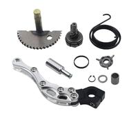 Start Gear CNC Kick Start Kit de pédale d'arbre de vitesse de remplacement pour GY6 49cc 50cc 139QMB moteur cyclomoteur scooter Roketa Taotao Jonway (argent)