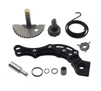 Start Gear CNC Kick Start Kit de pédale d'arbre de vitesse de remplacement pour GY6 49cc 50cc 139QMB moteur cyclomoteur scooter Roketa Taotao Jonway (noir)