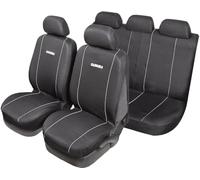 START Kit Complet de Housses de siège Carrera Universal, Noir-Gris