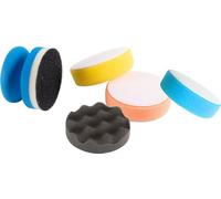 Start Kit de 5 tampons de Nettoyage pour Voiture - avec Velcro - Haute résistance aux Rayures - tampons de Polissage pour Voiture