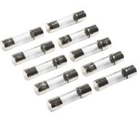 Start Lot de 10 fusibles cylindriques en verre.