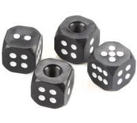 Start Lot de 4 Couvre-soupapes universels Noirs pour Voitures et Motos