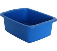 START MACHIAVELLI bassin rectangulaire bleu en plastique de capacité 10L Bac multi-usages dimensions 42 x 31 x 15,5 cm (Lot de 6)