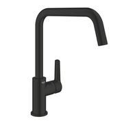 Robinet de cuisine - Mitigeur monocommande évier - Noir mat - Bec haut - Rotation 150° - GROHE Start - 304702430