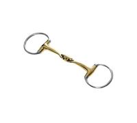 Start Mors de tête d'olive 16 mm anatomique et doublement cassé en maillechort - Respectueux de la bouche, pression uniforme, communication douce entre cavalier et cheval (11,5)