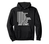 Start Now Business Fitness Motivation Commence Maintenant Sweat à Capuche