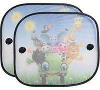 Start Paire de Rideaux latéraux à Ventouse Automatique « Magic Fantasy », universels, Pliables, Peu encombrants, Protection des Animaux et des Enfants