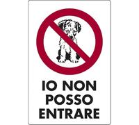 START Panneau « Je ne peux pas entrer dans les magasins et les bureaux » 30 cm x 20 cm