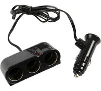 START Prise Allume-Cigare 3 Voies Avec Câble 12V 8A Longueur 100