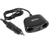 START Séparateur 2 Voies pour Prise Allume-Cigare avec USB-A + USB-C Adaptateur
