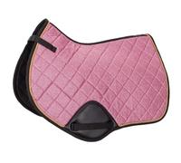 Start Seville Tapis de selle pour cheval, tapis de selle baroque avec cordon décoratif, tapis de selle pour cheval, pour dressage (DR) et polyvalence (VS) (rose, polyvalence)