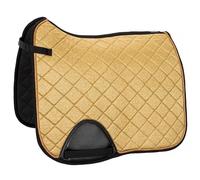 Start Seville - Tapis de selle pour chevaux, tapis de selle pour cheval, tapis de selle baroque avec cordon décoratif, tapis de selle sang-chaud pour cheval pour dressage (DR) et polyvalence (VS) (Or