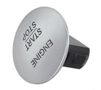 Start Stop Button for pour mercedes pour benz pour Keyless Go Silver | pour Keyless Go compatible, matte silver finish, ABS plastic, direct replacement, enhances interior
