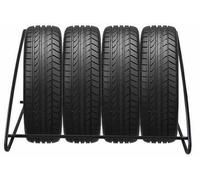 START - Support Mural pour Pneus, Acier, Capacité 120 kg, Compatible avec Différents Véhicules, Supporte 4 Pneus, Facile à Assembler, Gris