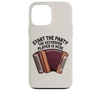 Start The Party Accordéon Player Instrument de Musique Coque pour iPhone 13 Pro Max