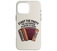 Start The Party Accordéon Player Instrument de Musique Coque pour iPhone 16 Pro Max