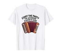 Start The Party Accordéon Player Instrument de Musique T-Shirt