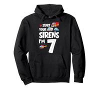 Start Your Sirens I am 7 Ans 7th Birthday Kid Sweat à Capuche
