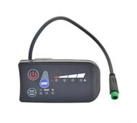 Startbuymore 243648V S810 Écran LED pour vélo électrique étanche avec mémoire de vitesse et surveillance intelligente de l'alimentation (24 V)