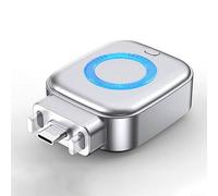 Startbuymore Adaptateur de charge intelligent avec fonction d'éjection de charge complète et rembourrage en silicone à mémoire de forme intégré pour une protection du port résistante aux rayures (gris