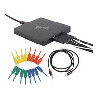 Startbuymore Analyseur logique USB 16 canaux avec taux d'échantillonnage de 400 MHz, profondeur d'échantillonnage de 16 G, prend en charge le seuil réglable pour une analyse claire des formes d'onde