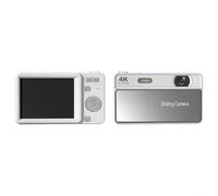 Startbuymore Appareil photo numérique compact coulissant 64 MP Flash intégré Zoom numérique 16x pour étudiants (Blanc)