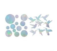 Startbuymore Autocollants discrets de protection contre les oiseaux pour fenêtres conçus pour briser la réflexion du verre et prévenir les accidents aviaires (LS816)