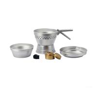 Startbuymore Batterie de cuisine compacte en alliage d'aluminium 8 pièces avec réchaud portable, kit de cuisine d'extérieur multifonction