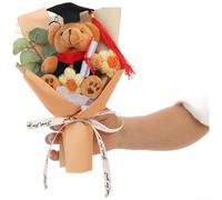 Startbuymore Bouquet de roses au crochet fait à la main avec des nuances de design coréen destinées à l'obtention d'un diplôme et à la mise en valeur de la réussite (D)